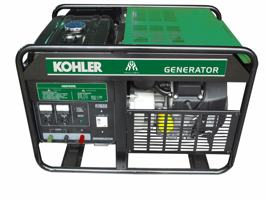 gerador diesel de 8kVA 50Hz Kohler, ar portátil Genset de refrigeração, posto por KOHLER
